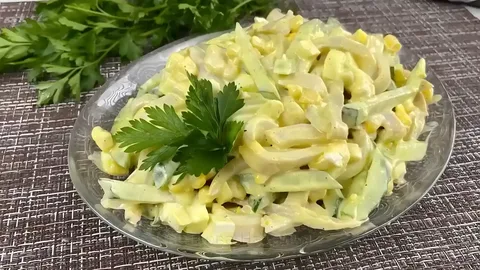 Салат из кальмара и редьки